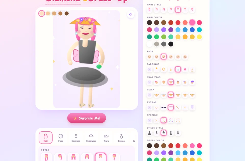 Capture de Diamond’s Dress-Up