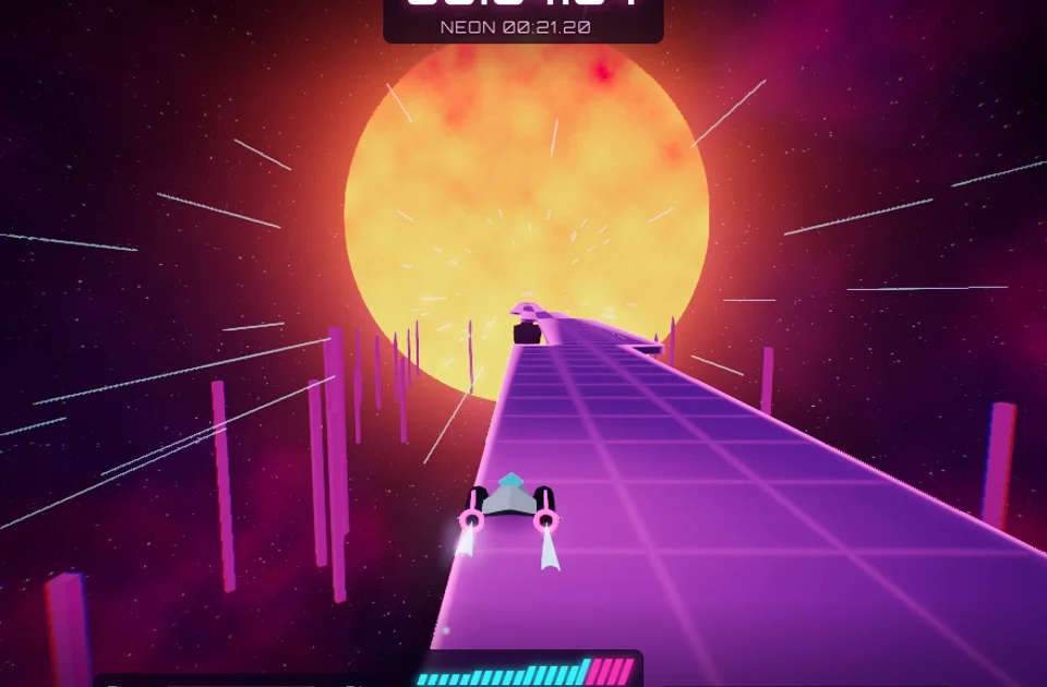 Capture de Neon Roads